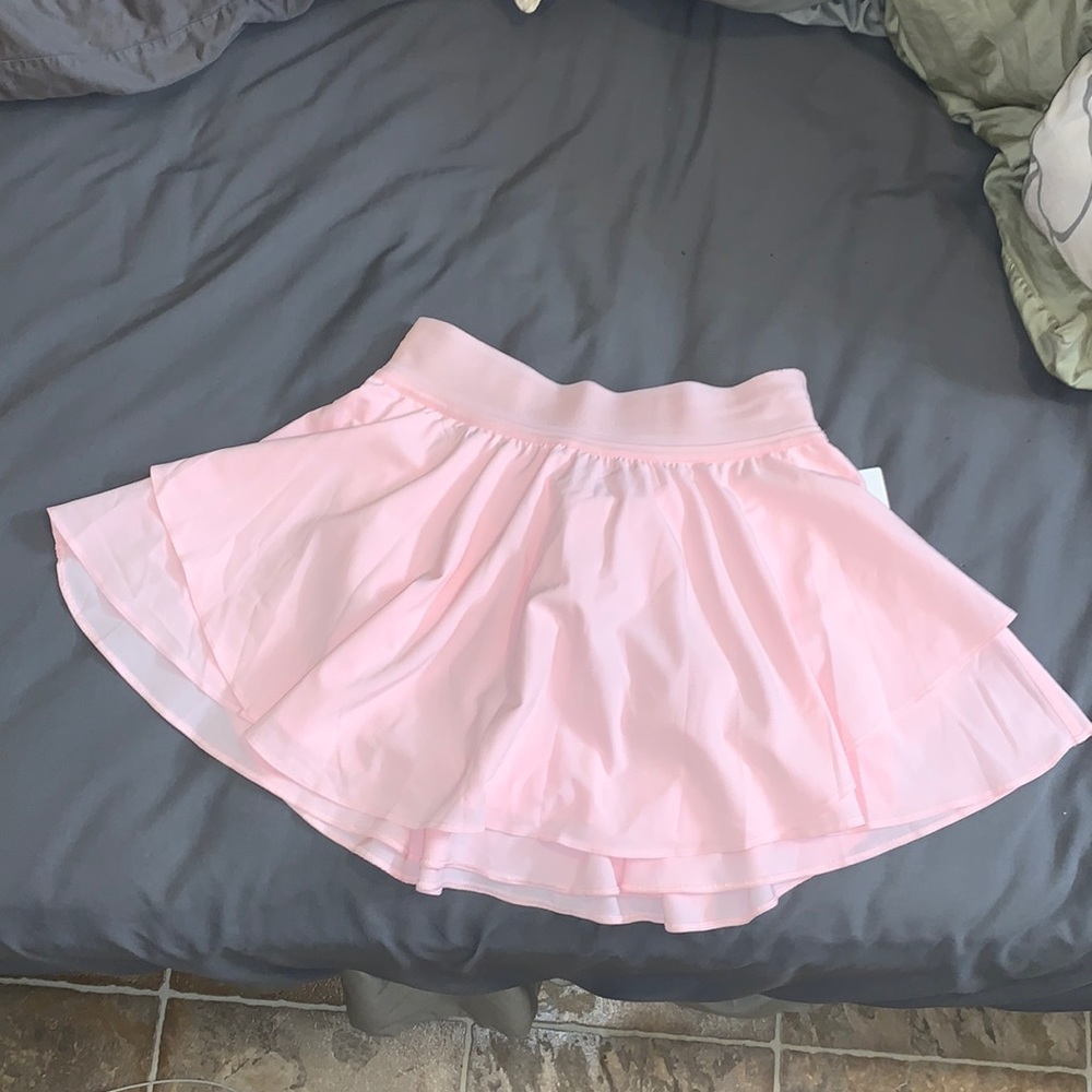 Lululemon Court Rivial High Rise Skirt Milkshake